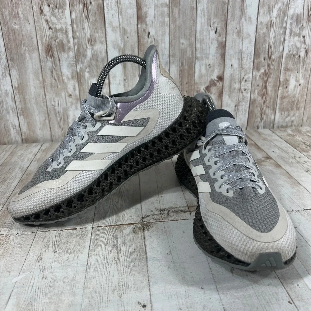 Adidas 4DFWD 2 Womens Running Shoes Grey White HP3204 Size 7_5